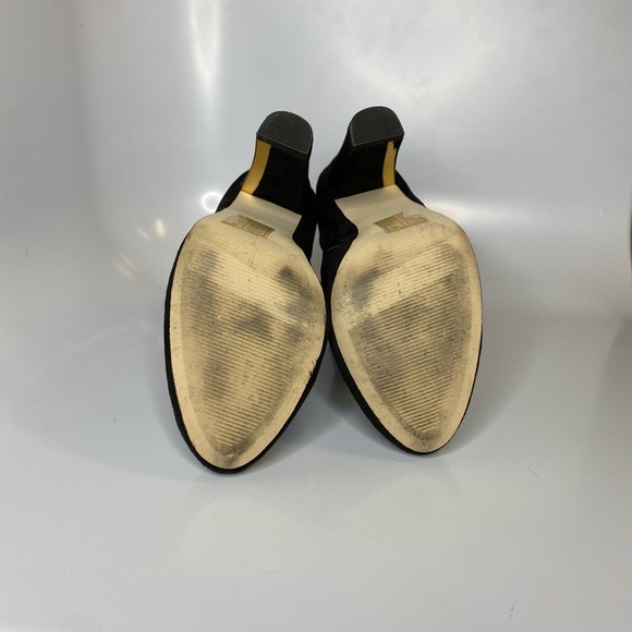 Call It Spring Black Suede Booties - Size 7 - Picture 6 of 6